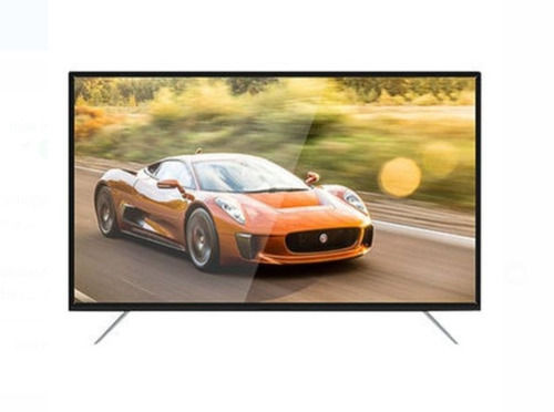 Black Plastic And Glass Flat Smart Led Tv For Entertainment, Display 65 Inch 