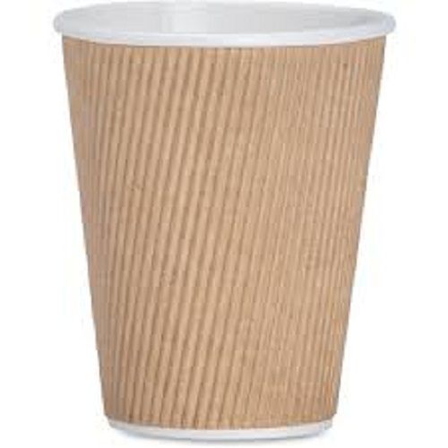 Eco Friendly Brown And White Disposable Paper Cup For Party And Function