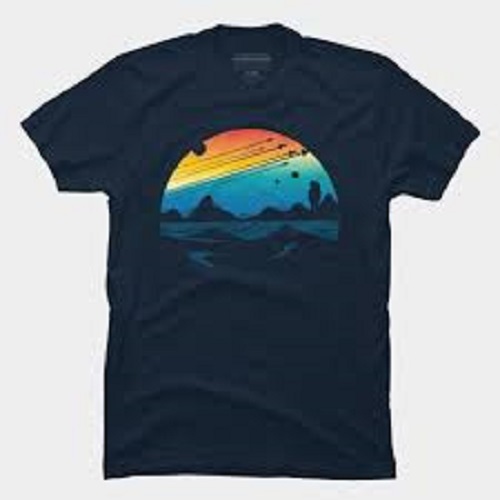 Casual Wear Readymade Regular Fit Short Sleeve Round Neck Printed Mens T Shirts