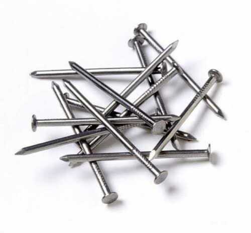 Mild Steel Wire Nails In Coated And Non Coated Surface, Silver Color