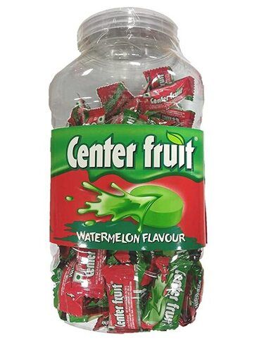 Pack Of 125 Pieces, 480 Grams Watermelon Flavor Liquid Filled Chewing Gum 