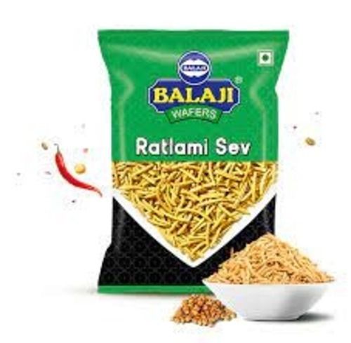 Salty And Crispy 25 Gm Pack Size Balaji Wafers Ratlami Sev Namkeen Grade: Food