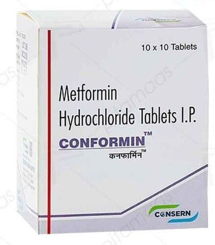 Used To Treat Polycystic Ovary Syndrome Metformin Hydrochloride Tablets I.P. Conformin  General Medicines