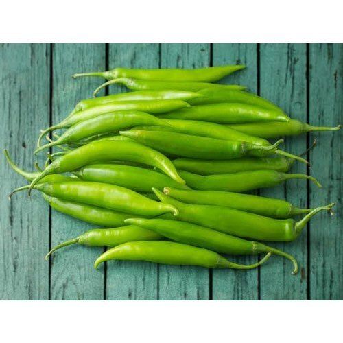 3-4 Cm High In Antioxidant Natural And Spicy Organic Green Seasoning Chilli