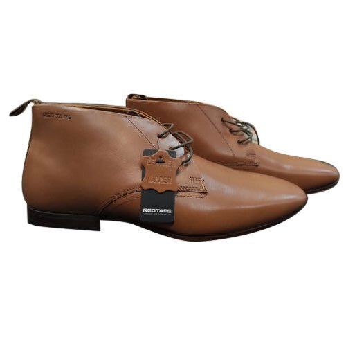 Brown Simple And Stylish Comfortable To Wear Anti Slippery Mens Leather Shoes