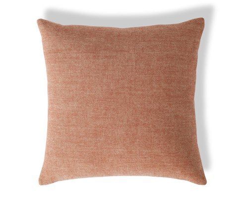 Comfortable For Night To Sleep Plain Brown Square Cotton Pillow