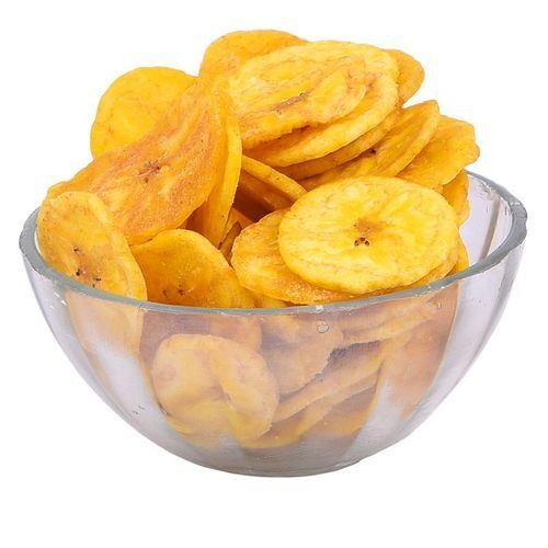 Deep Fried Crunchy And Crispy Slightly Thicker Healthy Banana Chips 