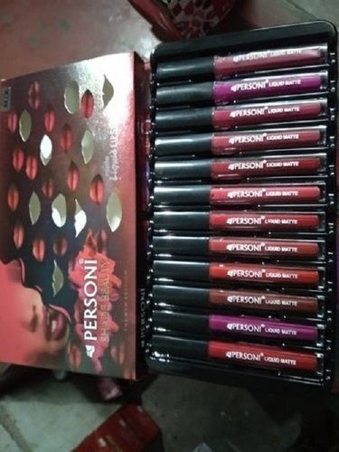 Easy To Apply Smudge Free Smooth Finish Personi Waterproof Liquid Lipstick Box