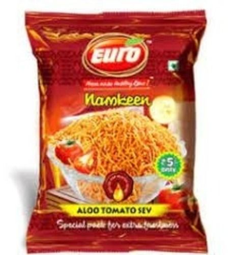 Spicy And Crispy Euro Aloo Tomato Sev Namkeen, Pack Of 200 Gm, For Snacks 