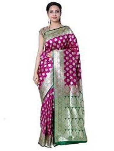 Maroon Used For Weddings Fashionable Silky Stylish Soft Bollywood Zari Worked Silk Saree