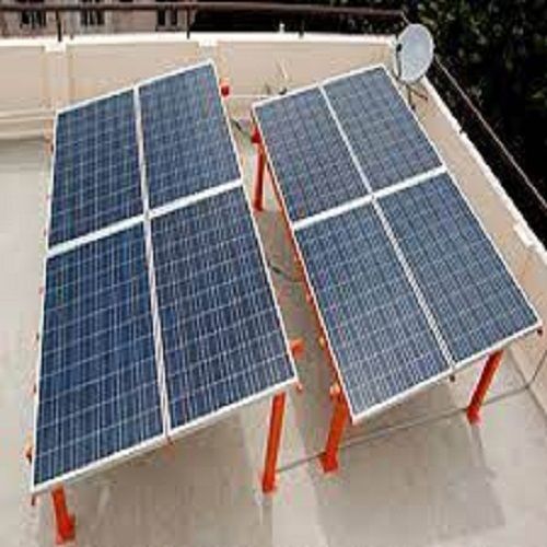 White Weather Proof And High Efficient Roof Top Structure Set Solar System