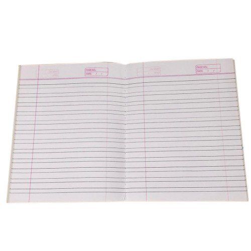 Paper Full Stitched Binding Maintains Strength Hard Bound Double Line Writing Notebook 