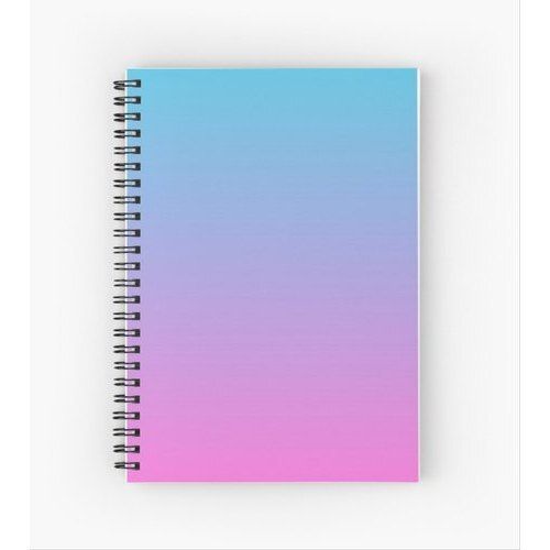 Rectangular Single-Line Employs Chlorine-Free Environmentally Friendly Paper Spiral Notebook 