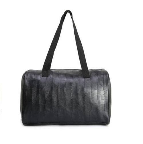 Long Lasting Term Service Water Proof Strong Black Leather Bag For Office 