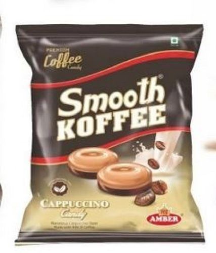 White And Brown Smooth Koffee Candy, Type Hard Candy, Round Shape