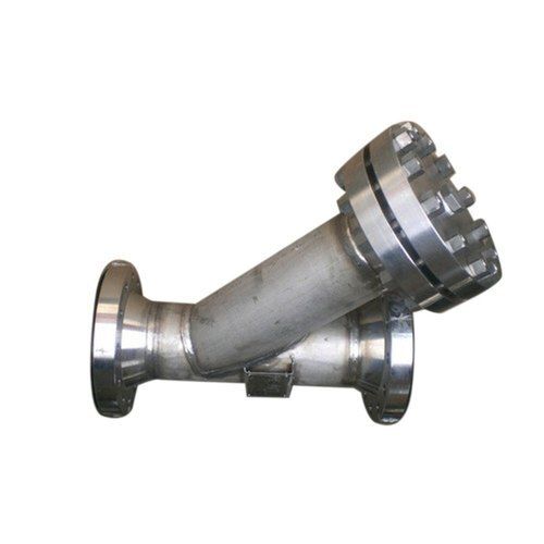 Silver 100 Cfm Capacity Stainless Steel Y- Type Pipeline Strainer Devices