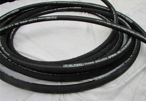 Black Rubber Hydraulic Hose Pipe And Working Pressure 276 Bar, Length 3 Meter