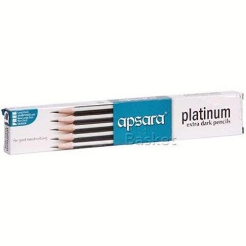 Longlasting Black Wood Apsara Platinum Extra Dark Pencil Used In School For Writing