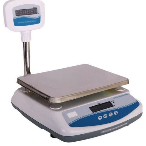 White Silver Digital Display And Sleek Design Electronic Weighing Machine For Multipurpose Use