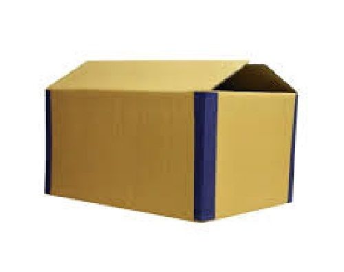 Light Weight Brown Square Plain Corrugated Packaging Box For Storage 