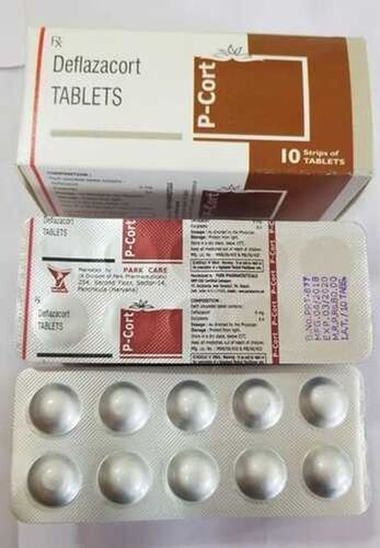 Pharma Deflazacort Tablets P-Cort, 10 Strips Of Tablets  Cool And Dry Place