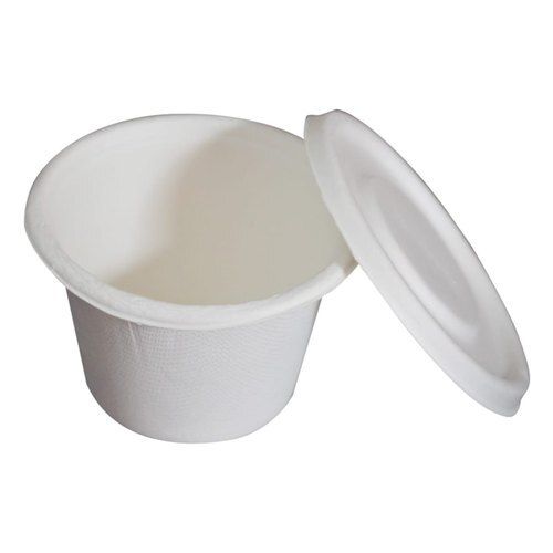 Recyclable Easy To Use White 500ml Biodegradable Container