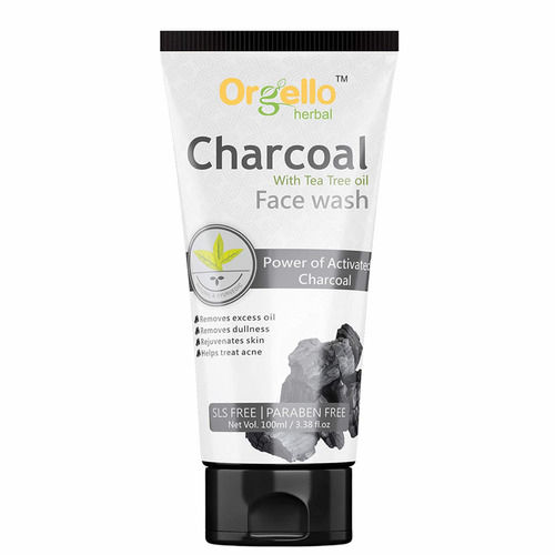 Removes Excess Oil Dullness Rejuvenates Skin Helps To Treat Acne Black Orgello Charcoal Face Wash