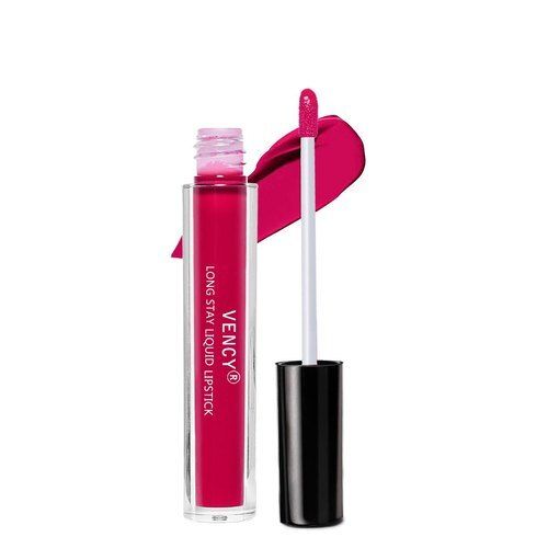 Water Resistant And Glossy Long Lasting Pink Liquid Lipstick For Ladies