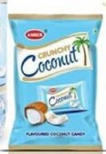 White And Brown Hard Candy Coconut Candy, Packaging Type Packet 