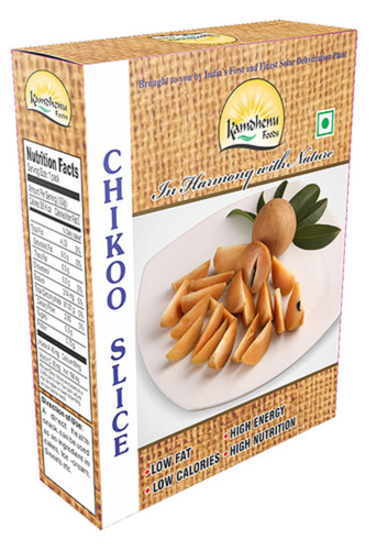 Brown 100% Organic And Fresh Chikoo (Sapodilla) Fruit Slices For Nutrition And Beverages