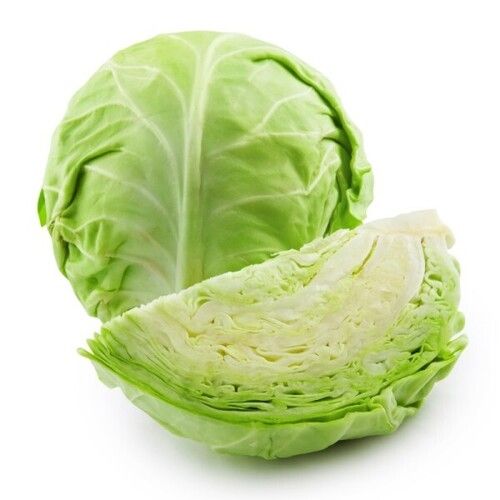 70% Moisture Content Round Shaped Preserved Raw Processed Fresh Cabbage, 1 Kg