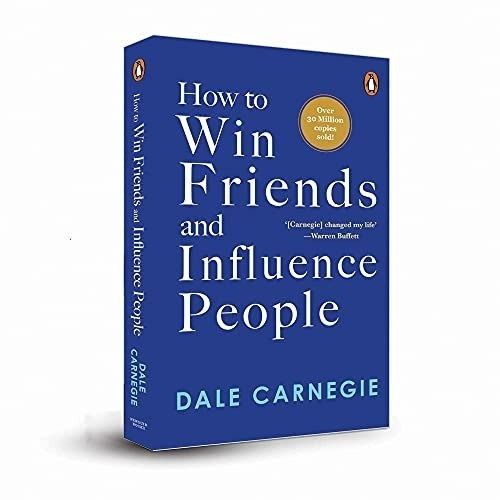 Blue Designs How To Win Friends And Influence People English Novel Book Paper Size: A0