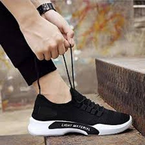 GO RIDE Super Black Casual Sneakers for Men (Size 6 UK/Ind) : Amazon.in:  Shoes & Handbags
