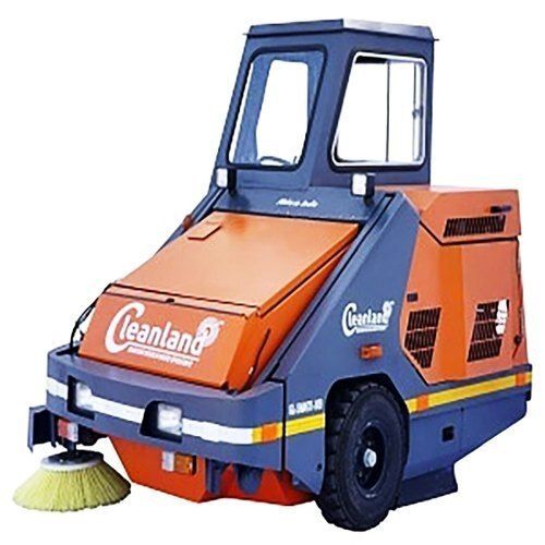 Orange And Blu3\E Cleanland Automatic Road Sweeping Machine