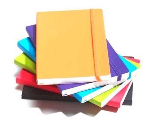 Paper Extra Smooth Hard Cover Ruled White Pages Multi Color Notebook 