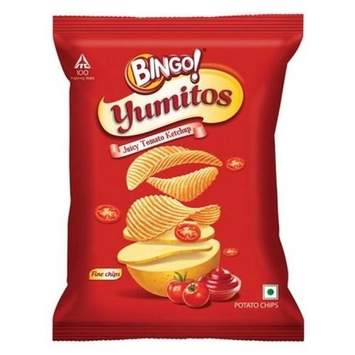 Tasty Delicious Bingo Yumitos Juicy Tomato Ketchup Chips For Evening Tea Time Snacks