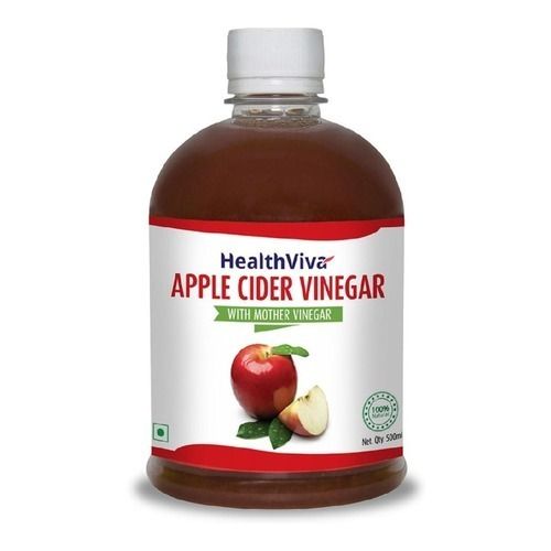  Healthviva सेब सिरका 100% प्राकृतिक, 0.5 L बिना स्वाद वाला टॉनिक