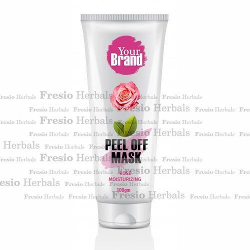 Herbal Gel Rose Moisturizing Peel Off Mask 100g Tube For Face