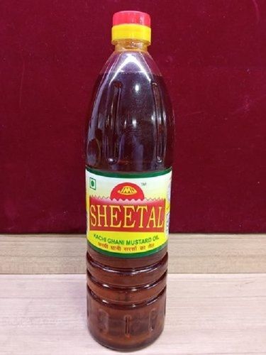 Hygienically Prepared No Added Preservatives Fresh Sheetal Kachi Ghani Mustard Oil, 500 Ml 