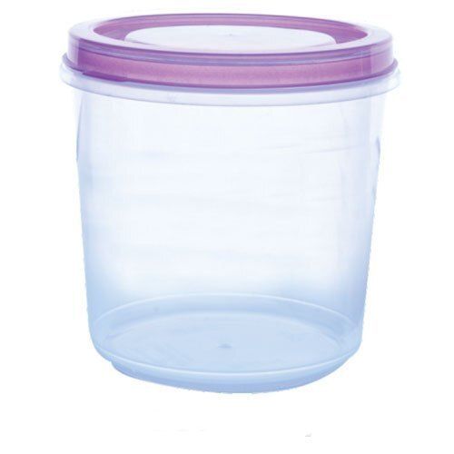 Lightweight And Eco Friendly Easy To Use Round Big Plain Plastic Container