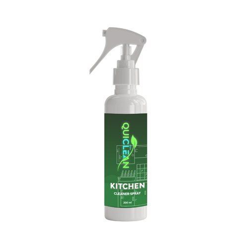 Natural Fragrance And Remove Stain Washing Quiclean Kitchen Cleaner Spray 200 Ml Height: 4-7 Inch (In)