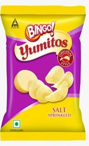 Round Shape Fried Salty And Delicious Taste Bingo Yamitoes Potato Chips