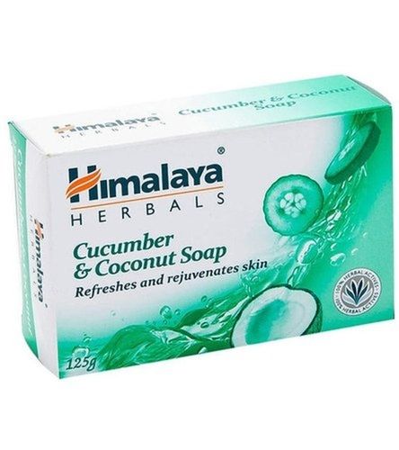 Skin Friendly And Glowing Free From Parabens Cucumber And Coconut Skin Oval Shape Himalaya Soap