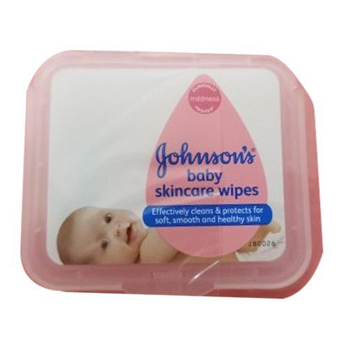 Soft Smooth And Healthy Skin Care White Johnson Baby Wipes 