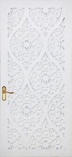 Water Resistant Plywood Designer Wooden Door With Lock Handle