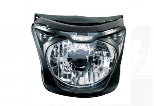 8 Watt Input 12 Voltage Black Abs Plastic Motorcycle Headlight Strong And Durable