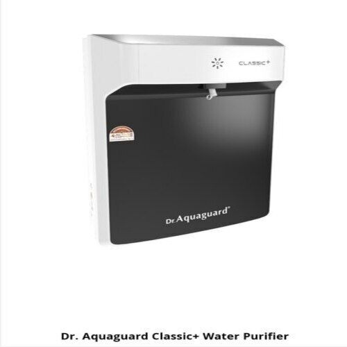 Plastic High Design And Hard Structure Dr. Aquaguard Classic+ Black And White Water Purifier