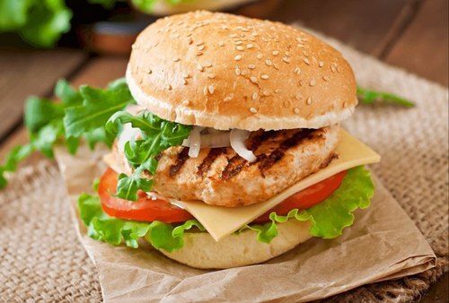 High In Fiber Vitamins Mineral Healthy And Yummy Taste For Chicken Burger