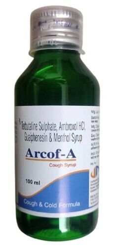 Terbutaline Sulphate Ambroxol Hcl Guaiphenesin And Menthol Arcof-A Cough Syrup