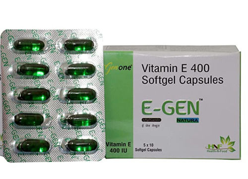 Vitamin E 400 Softgel Capsules, 5x10 Capsules